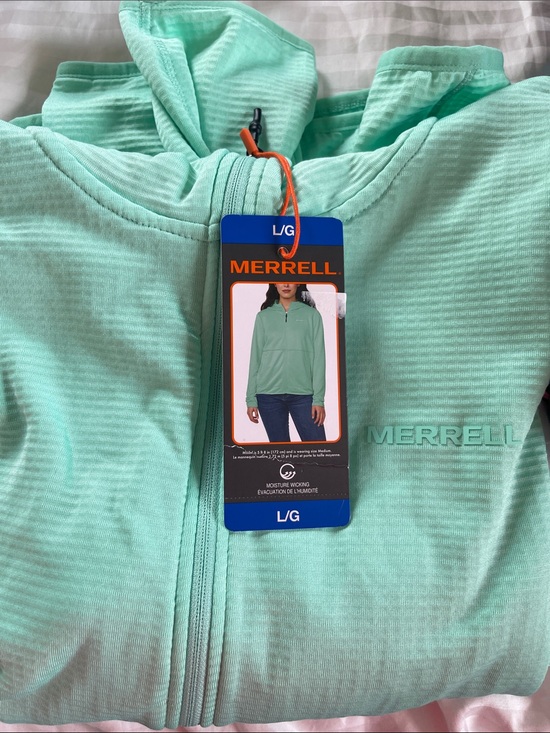 Merrell Tops - Merrell Mint Hoodie Zip-Up